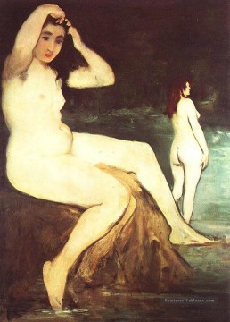  impressionnisme Tableau - Baigneurs sur la Seine Nu impressionnisme Édouard Manet